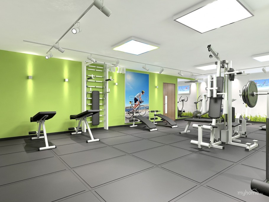 Спортивный зал в частном доме