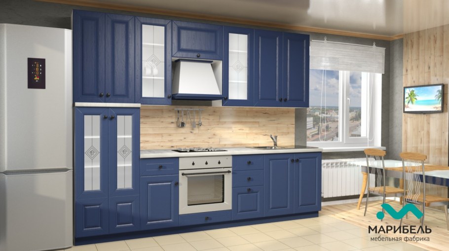 Кухни Зов крашенный МДФ Лонгфорд