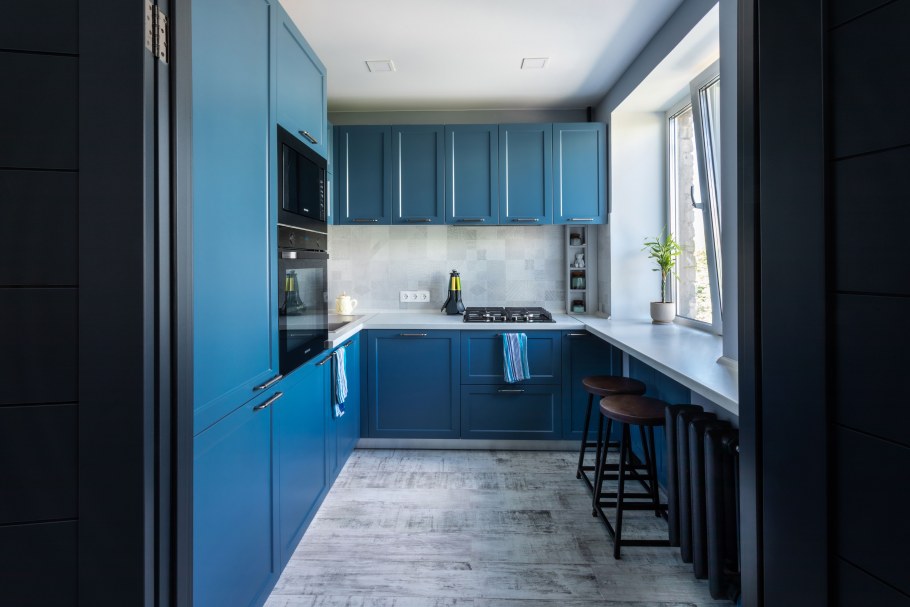 Кухня хофф голубая