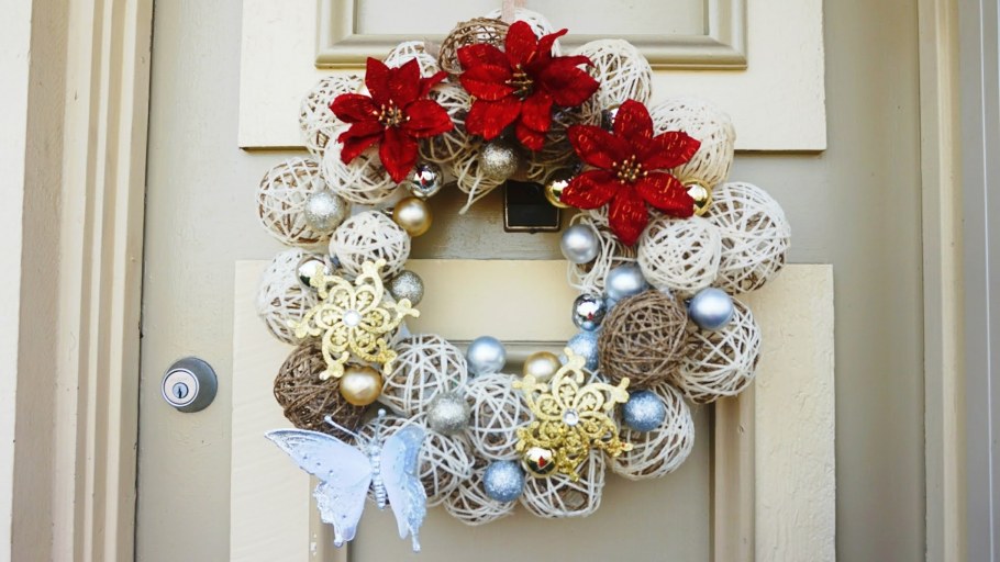 Елочные игрушки в рустикальном стиле