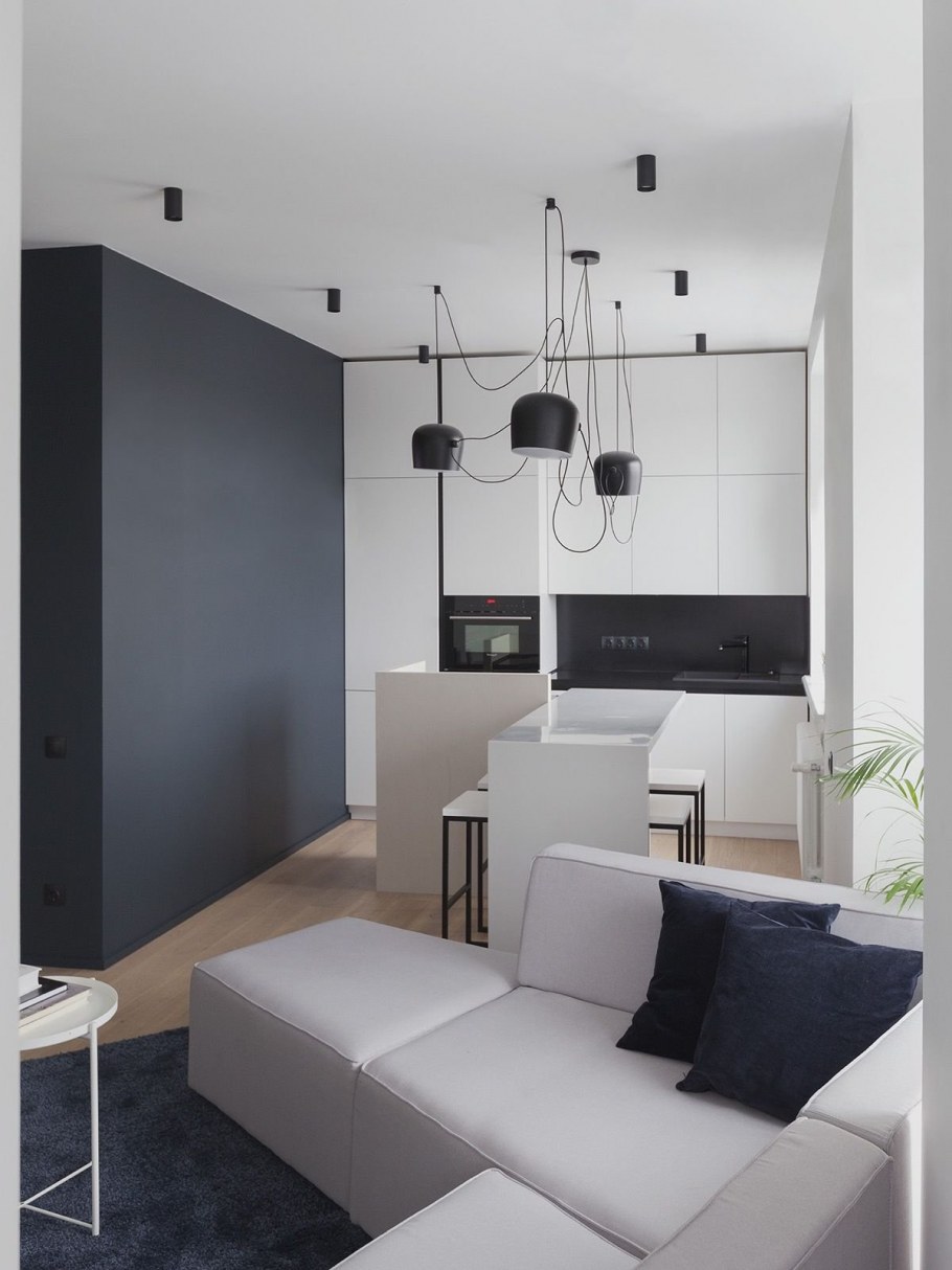 Минимализм в интерьере однокомнатной квартиры