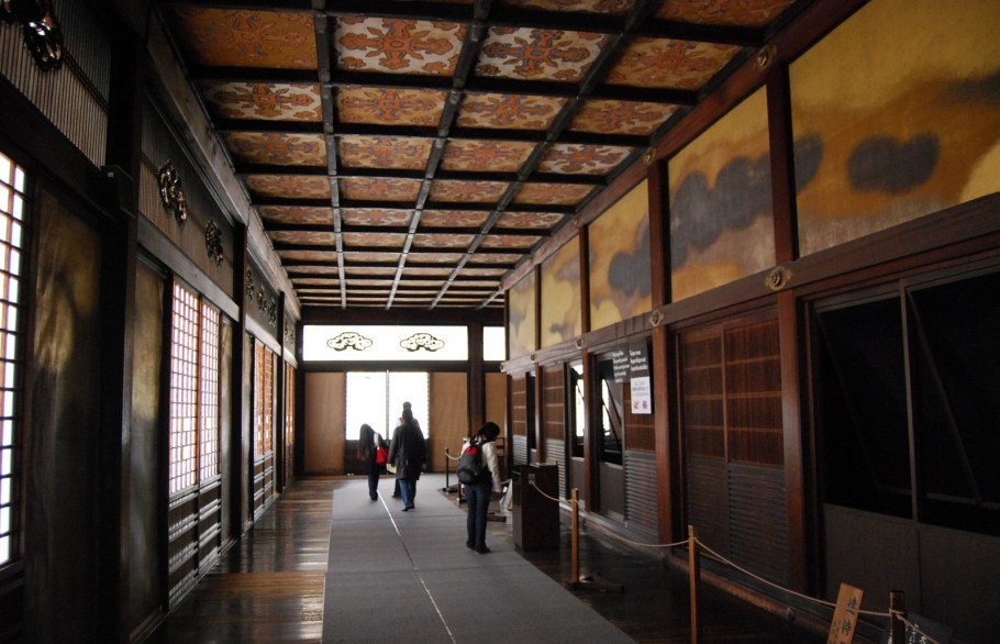 Замок Нидзё Киото интерьеры