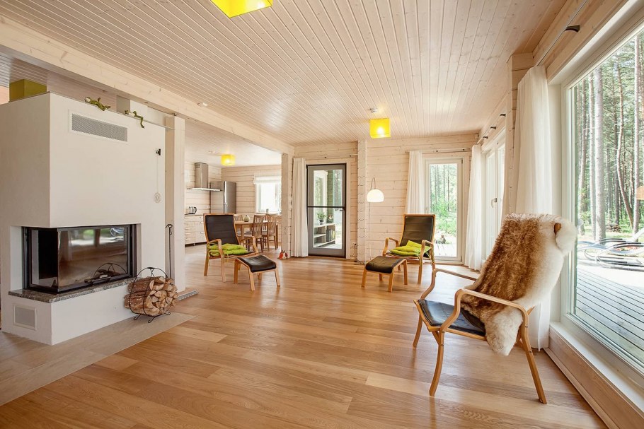 Интерьер в каркасном доме