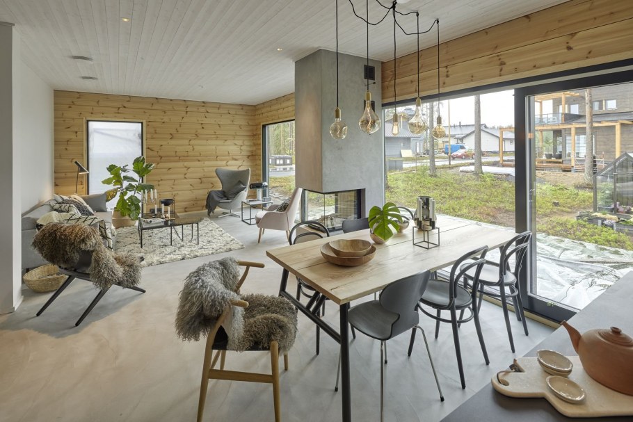 Финский дом Хонка интерьер