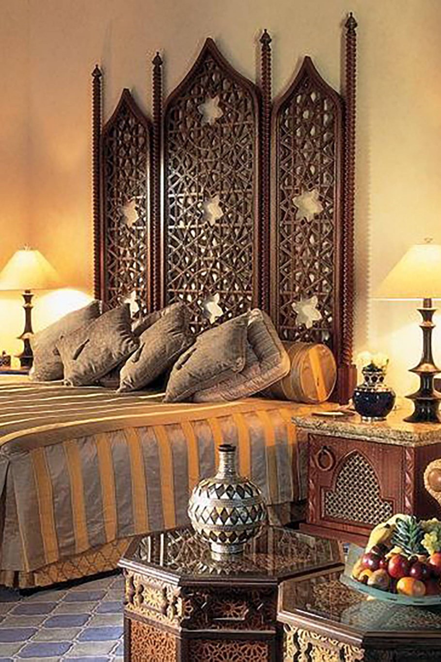 Спальня в индийском стиле