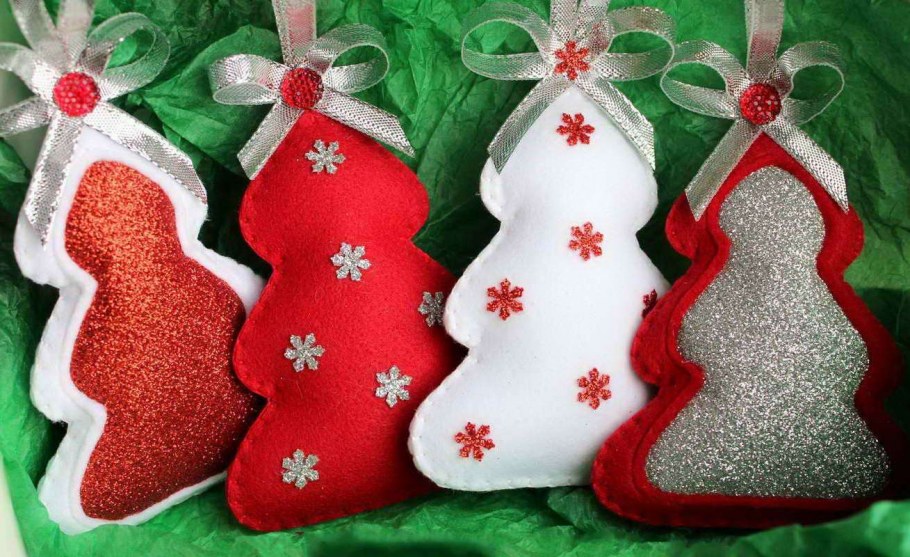 Ёлочная игрушка из оамроски