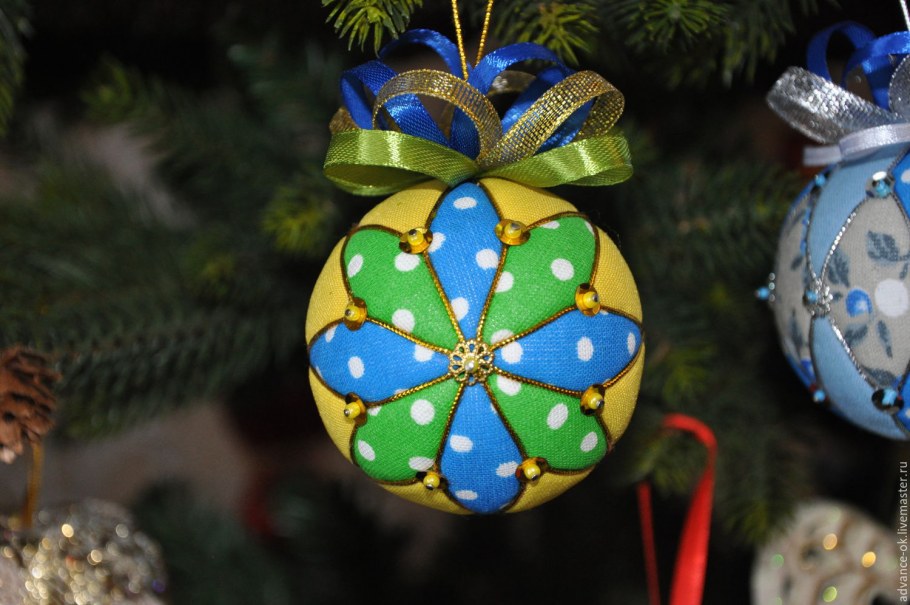 Елочные игрушки свими руками