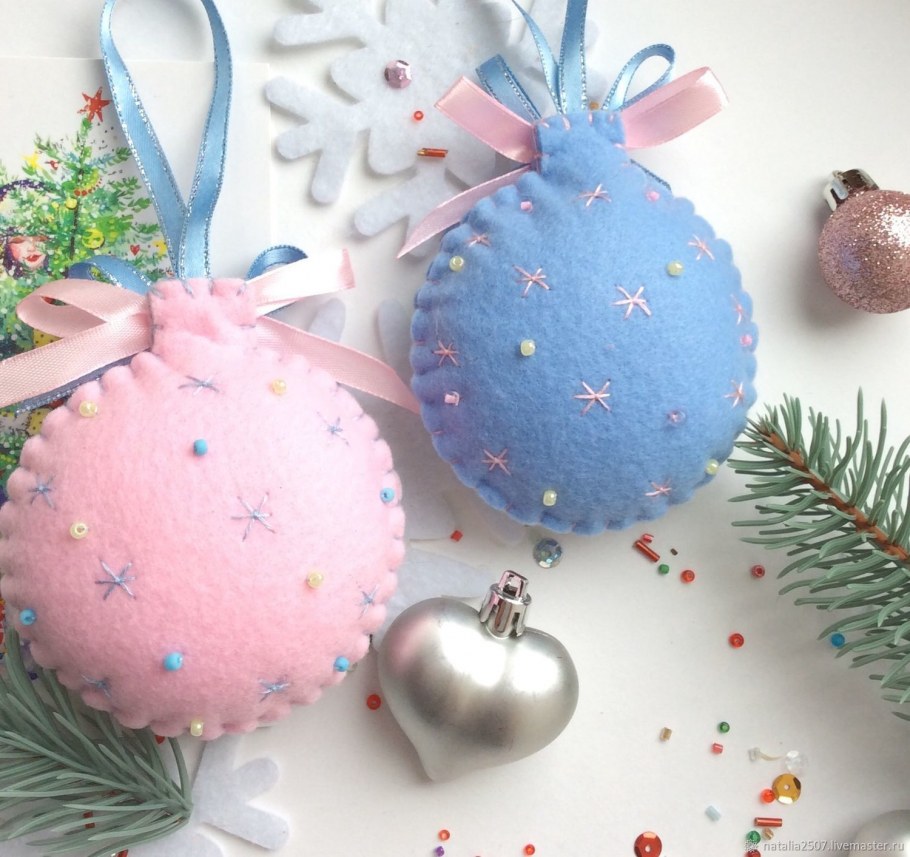 Оригинальные игрушки на елку