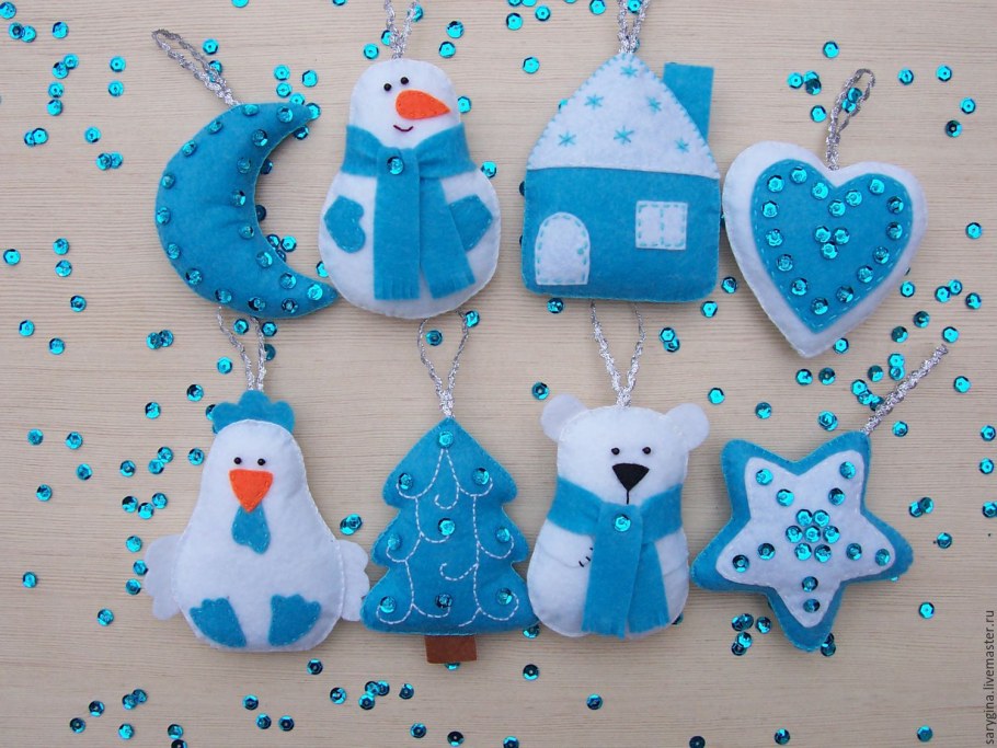 Оригинальные елочные игрушки