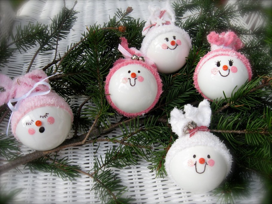 Новогодние игрушки своими руками