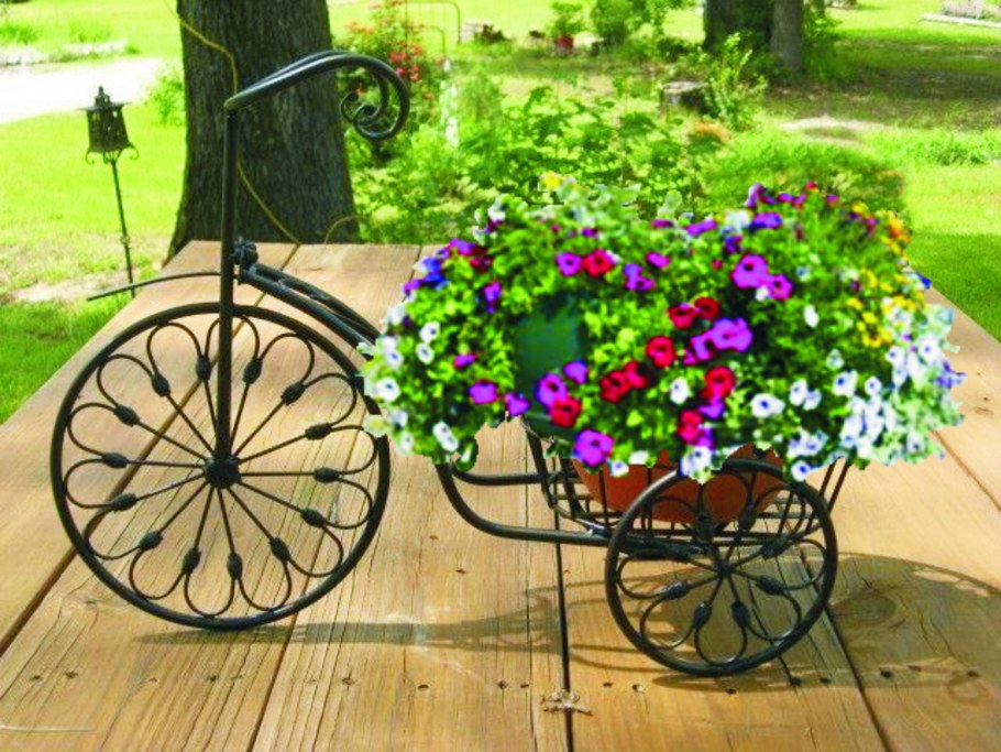 Велосипед цветочница