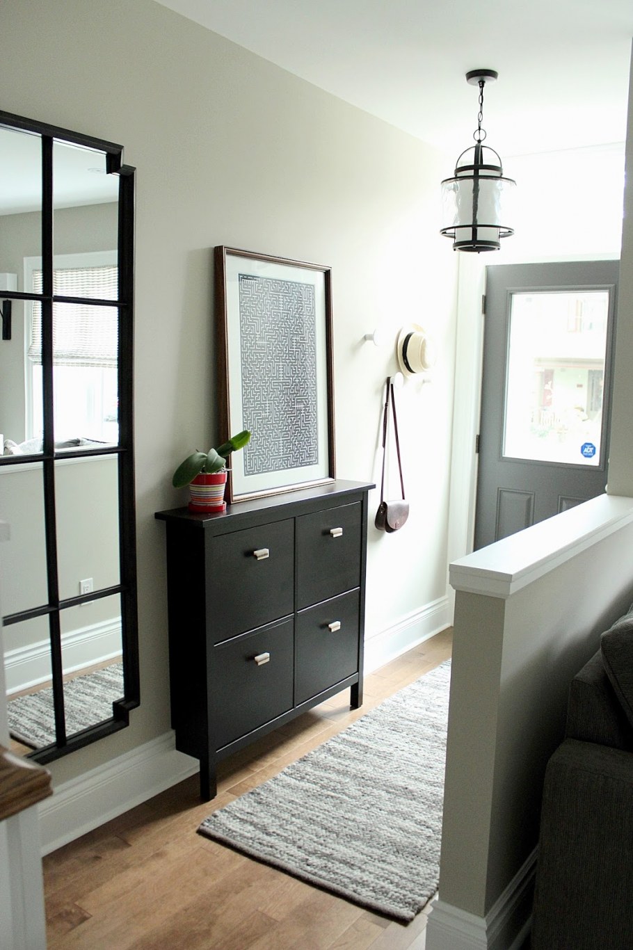 Brimnes БРИМНЭС шкаф платяной 2-дверный, черный