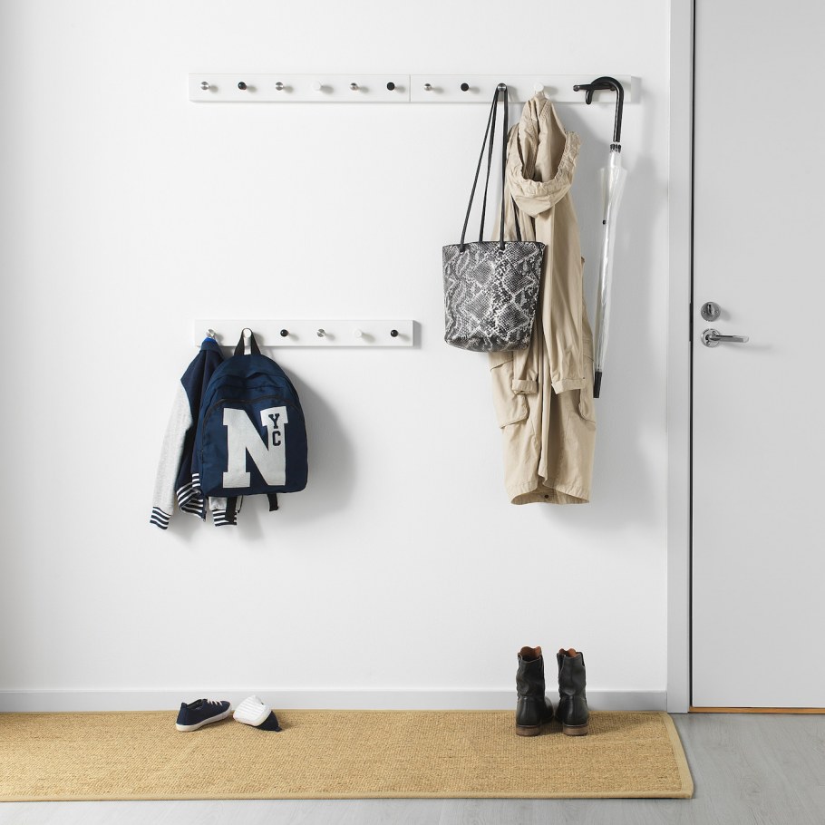 Hemnes ХЕМНЭС полка для головных уборов, белый 85 см