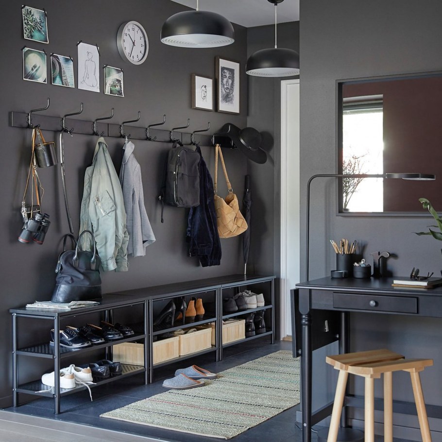 Обустройство маленькой прихожей