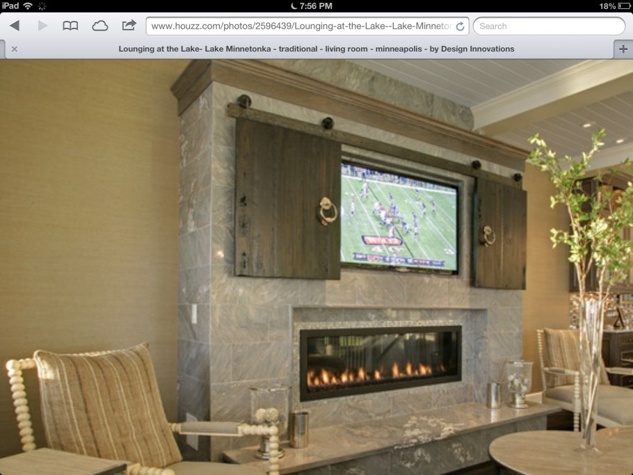 Телевизор в зеркале