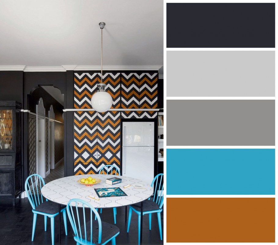 Черная мебель в интерьере