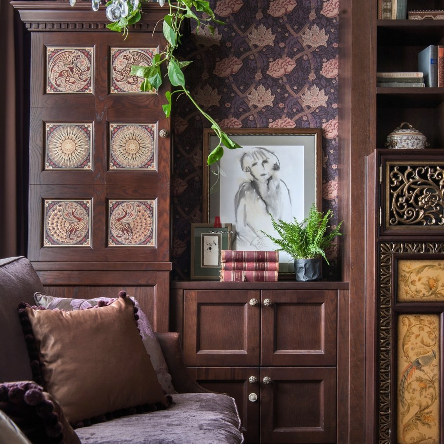 Староанглийский стиль в интерьере