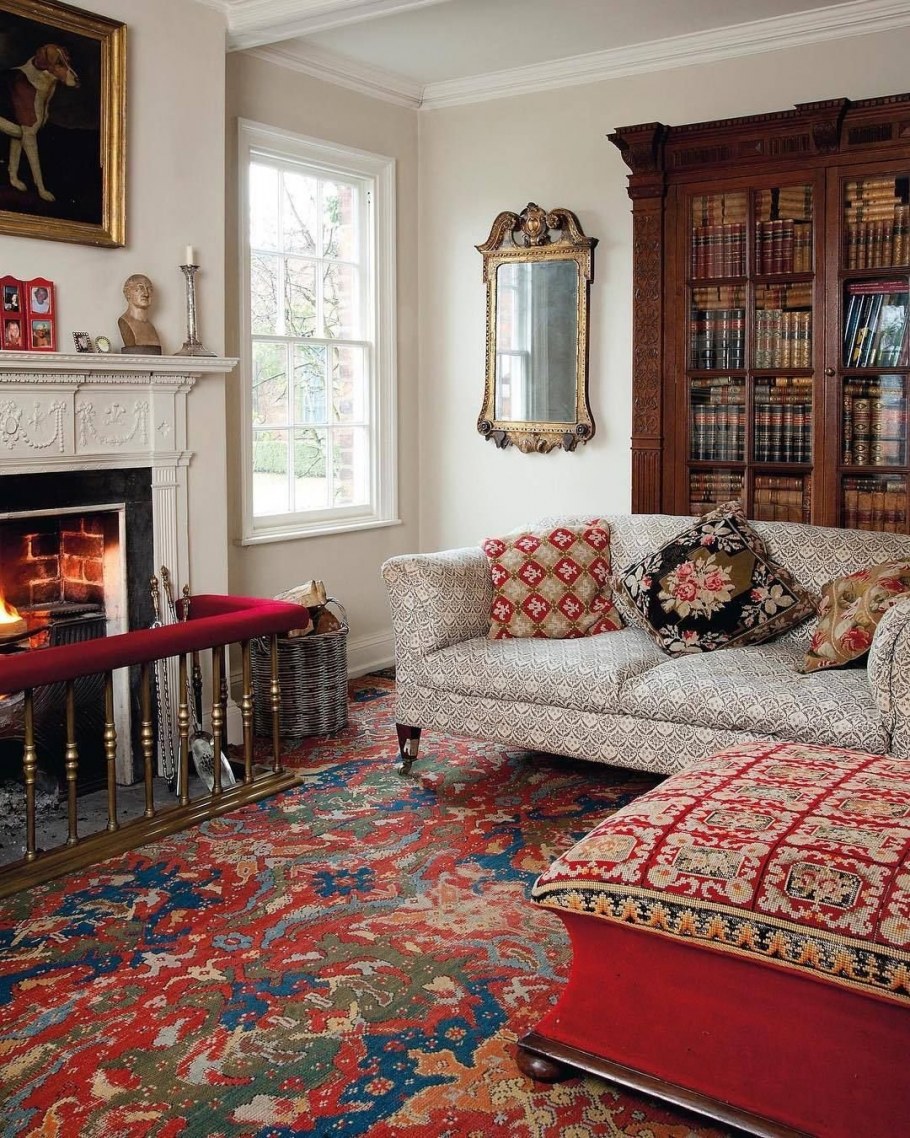 Уютный интерьер маленькой гостиной