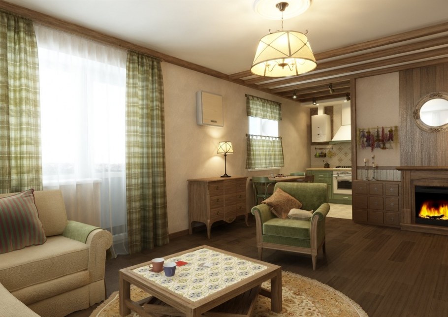 Гостиная в английском стиле