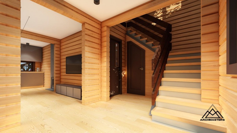 Отделка дома из профилированного бруса