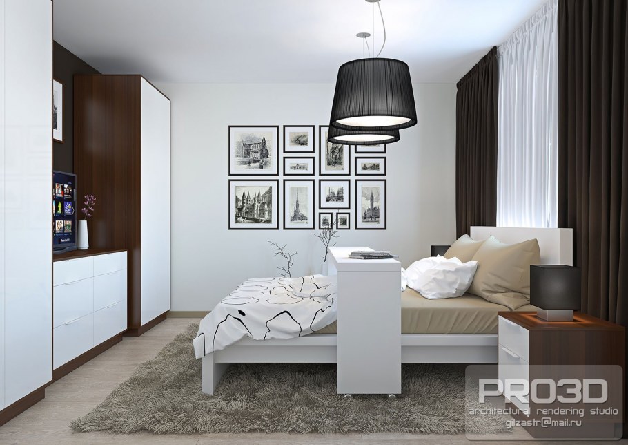 Спальня икеа в интерьере