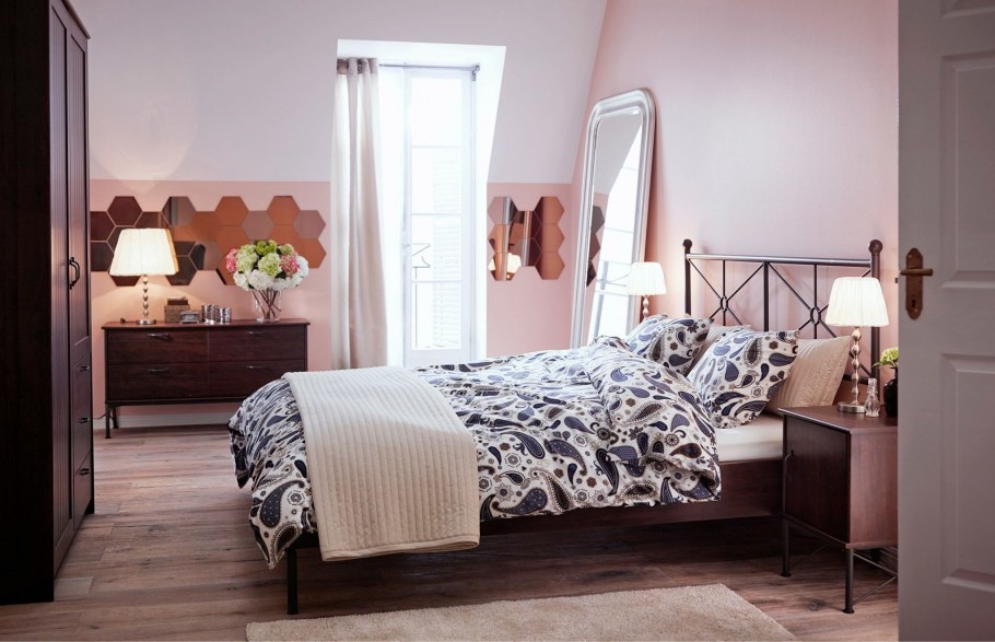 Интерьер спальни от икеа