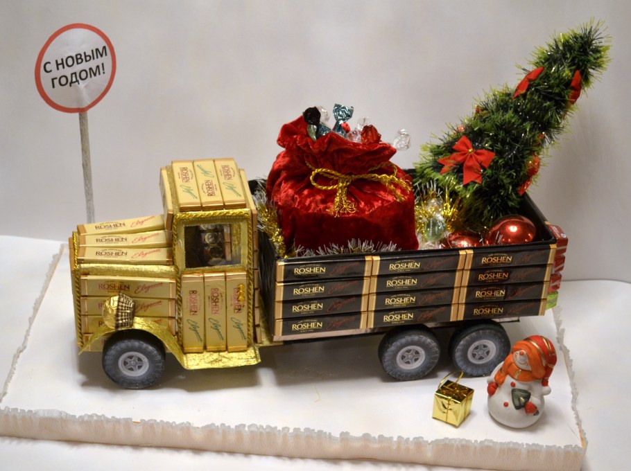 Новогодняя елочка из фетра