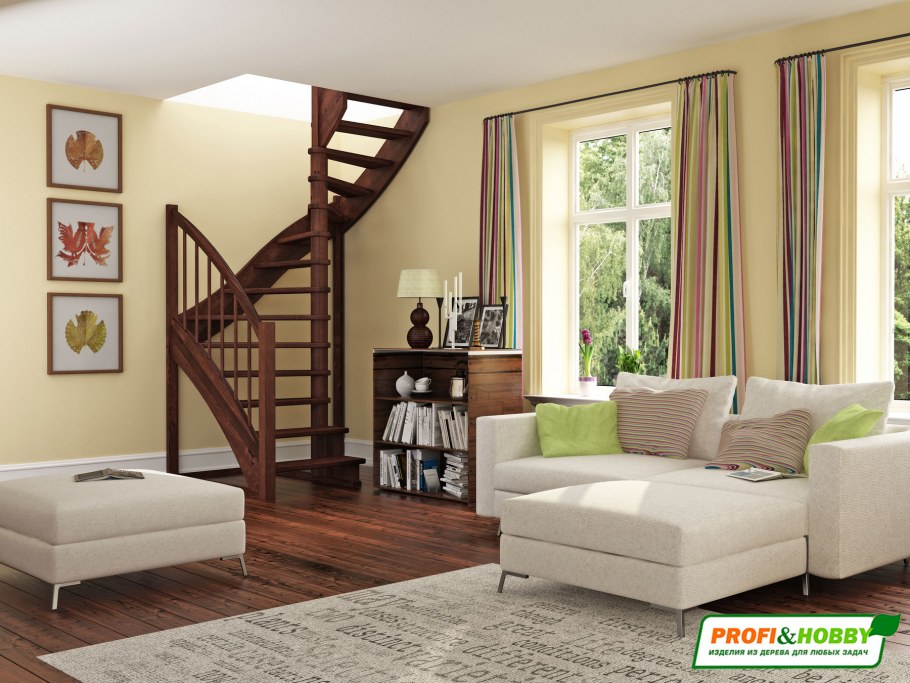 Лестница лс-05м сосна