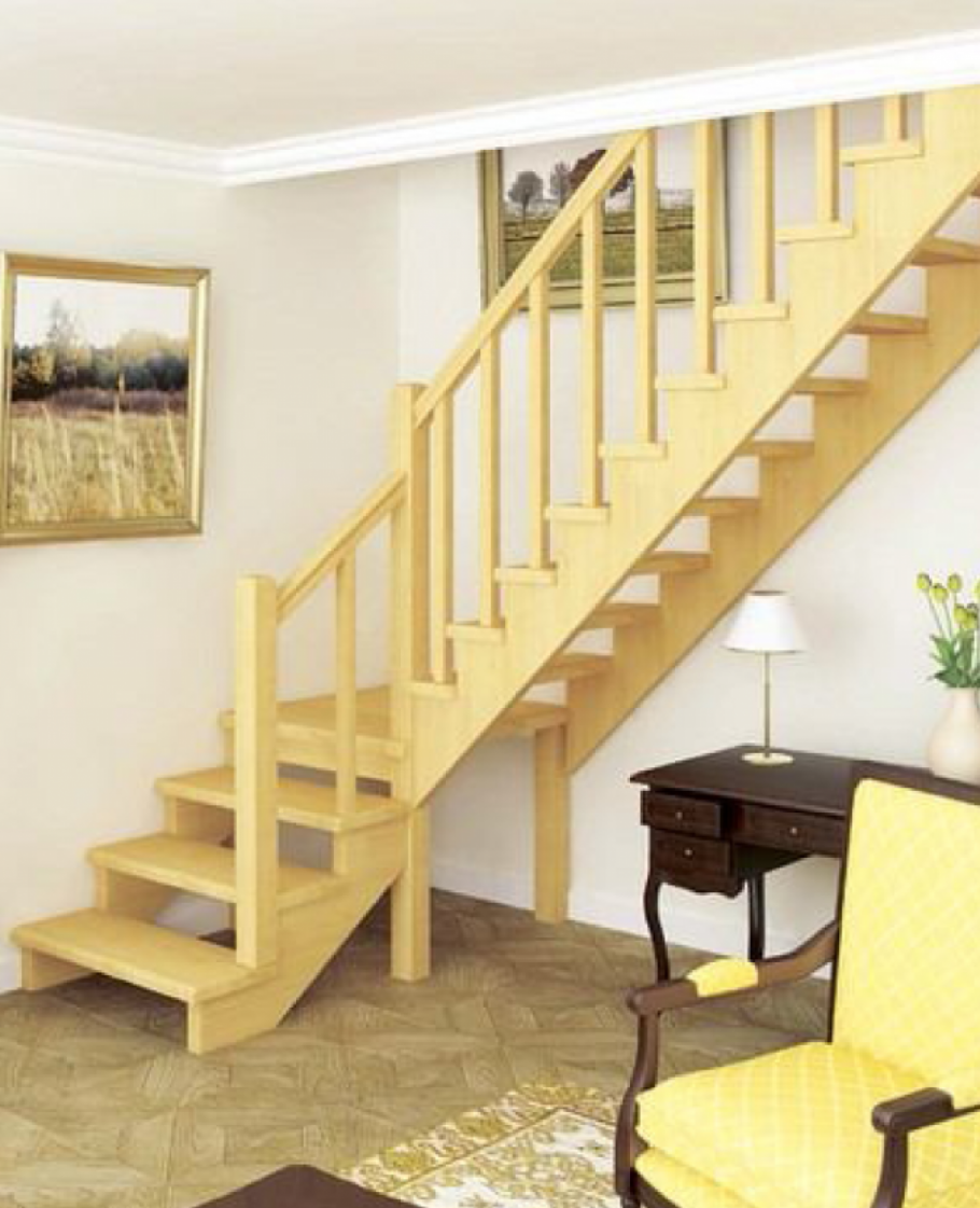 Лестница лес-08 (поворот 90°