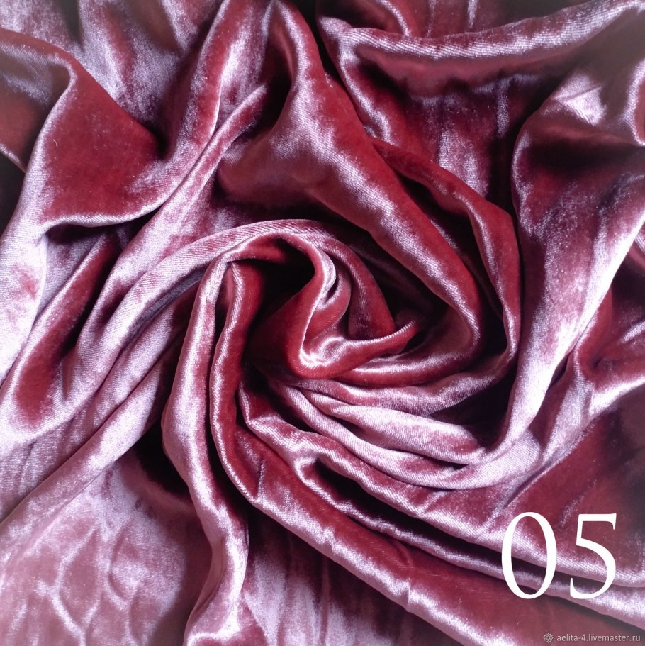Шелковый бархат ткань
