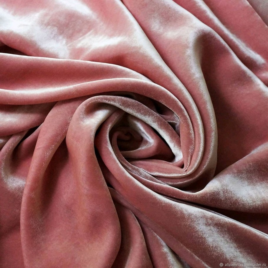 Мокрый бархат ткань