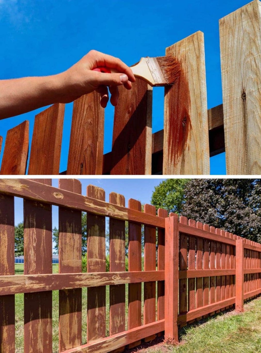 Деревянный забор