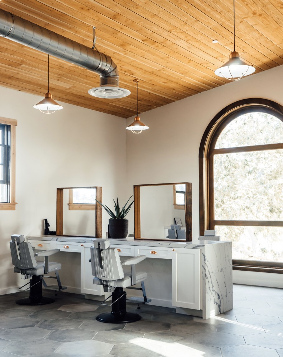 Дизайн барбершопа помещения