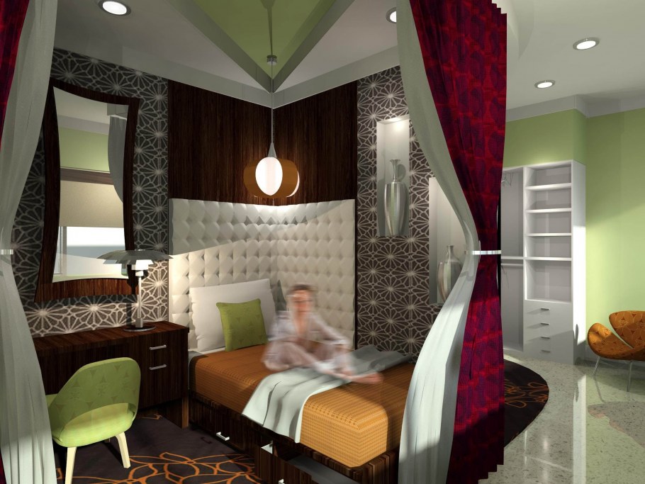 Комната для двоих девочек 49 квадратов