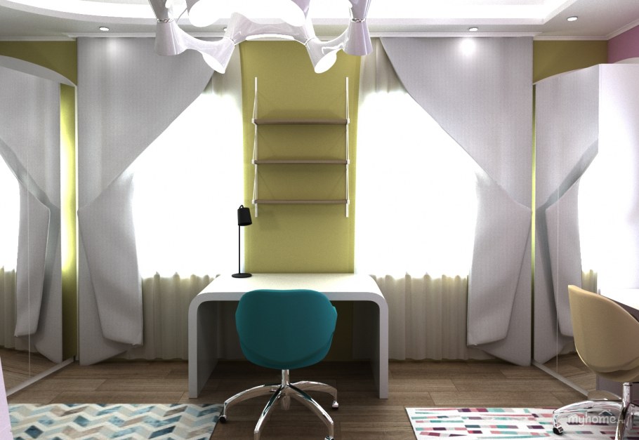 Детская для двух девочек Минимализм