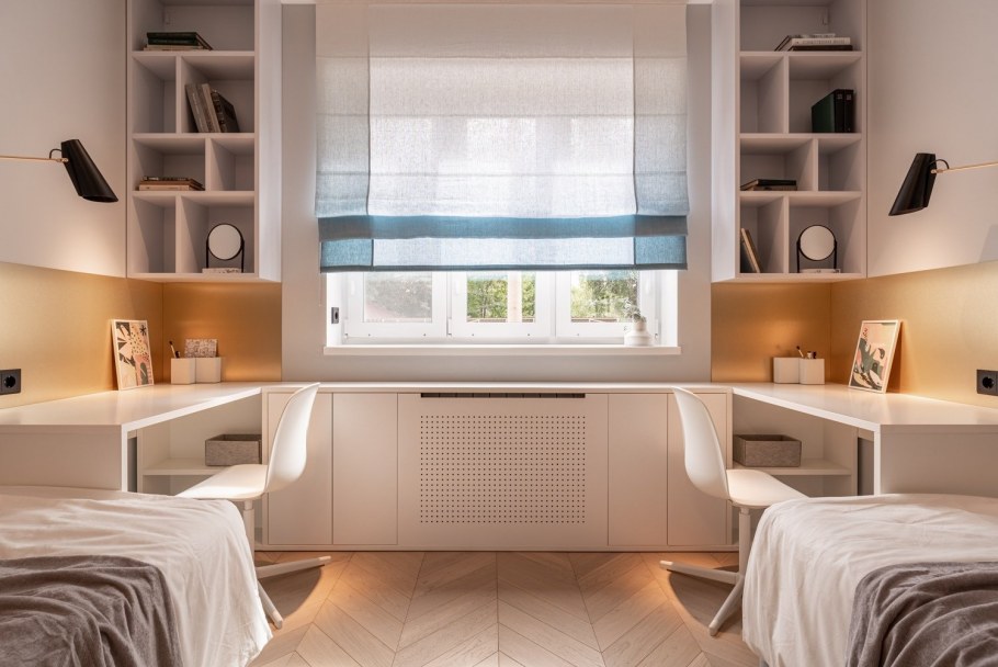 Эргономичная детская комната для двоих дочерей