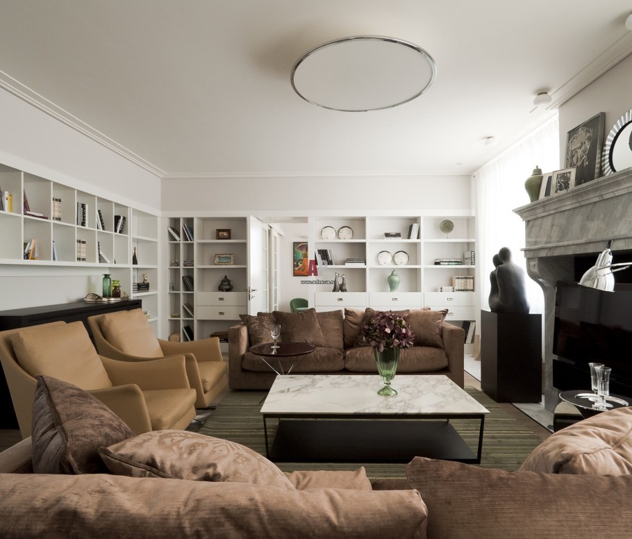 Потолок в стиле Фьюжн