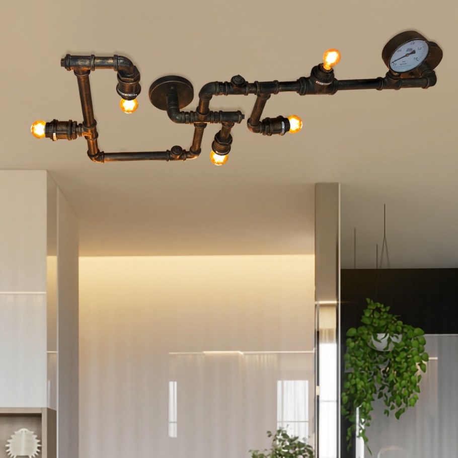 Декоративные трубы в интерьере