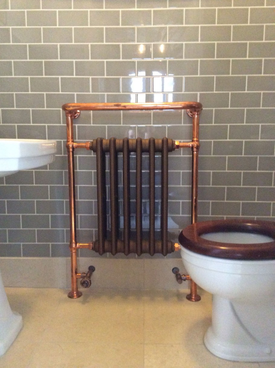 Светильник из медных труб