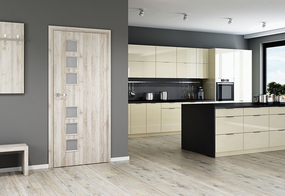 Двери капучино Cappuccino в интерьере