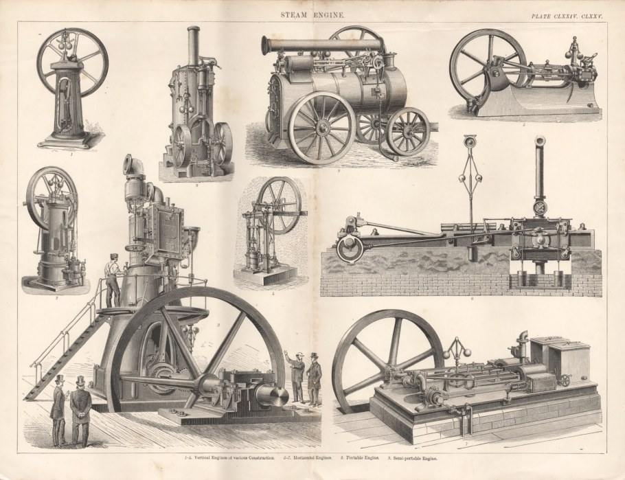 Паровой двигатель 1880г