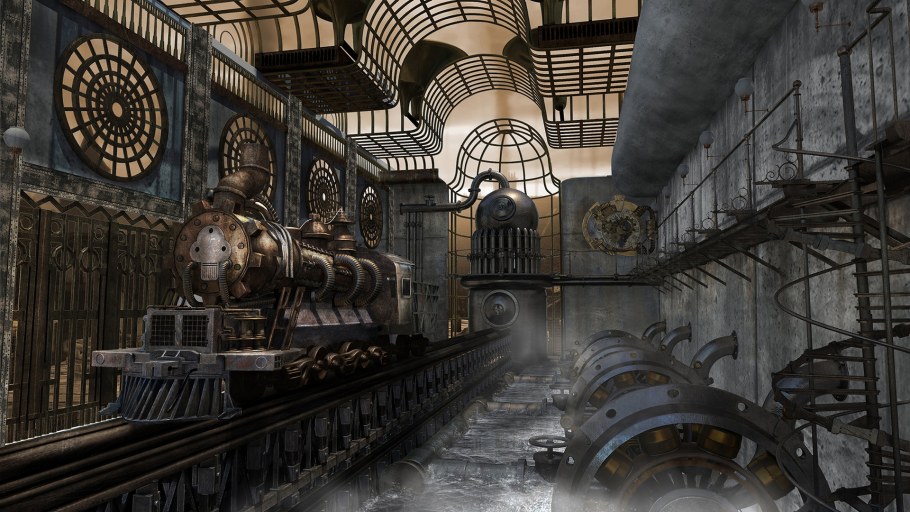 Steampunk завод Art