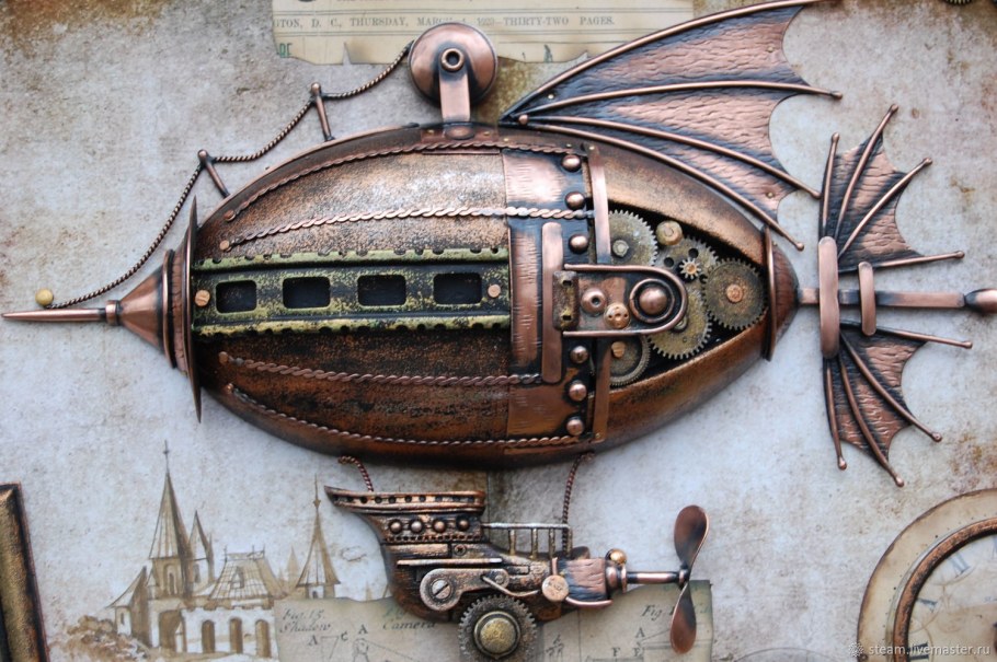 Стимпанк дирижабль Клаустрофобия