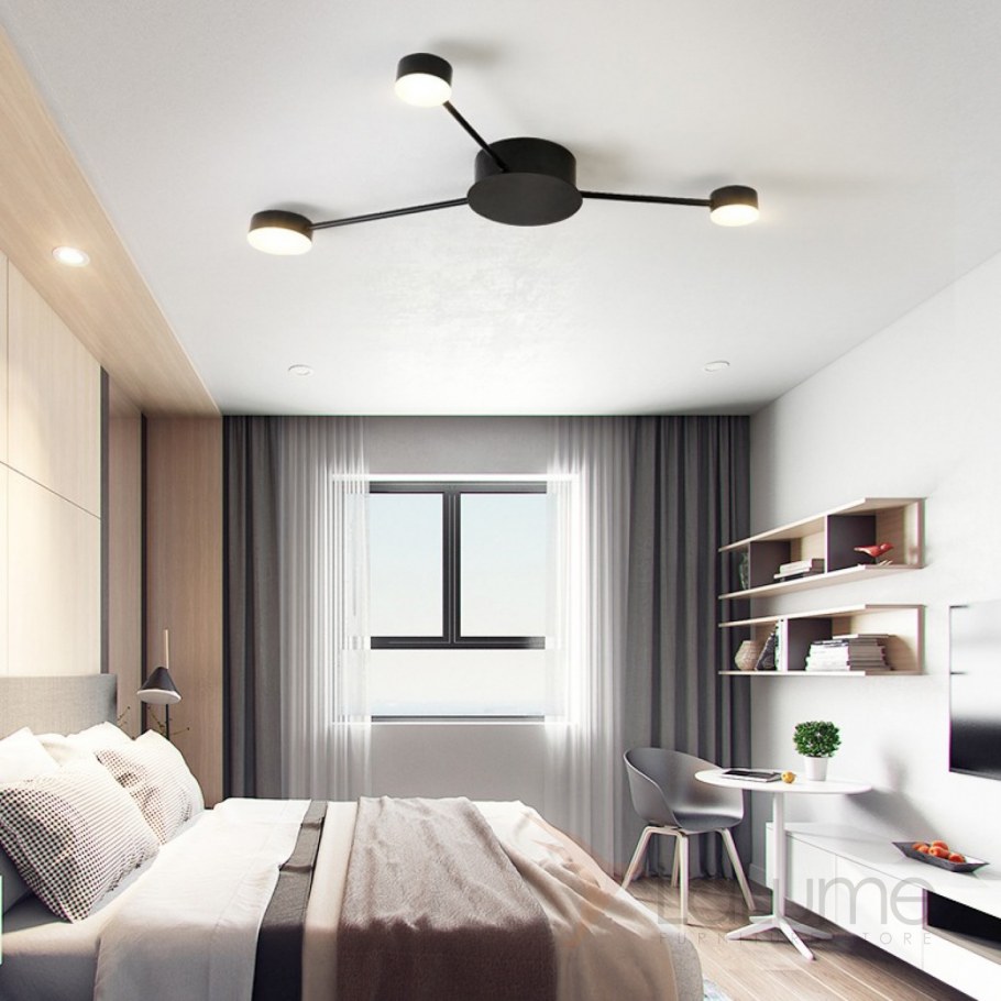 Люстра в скандинавском стиле в спальню