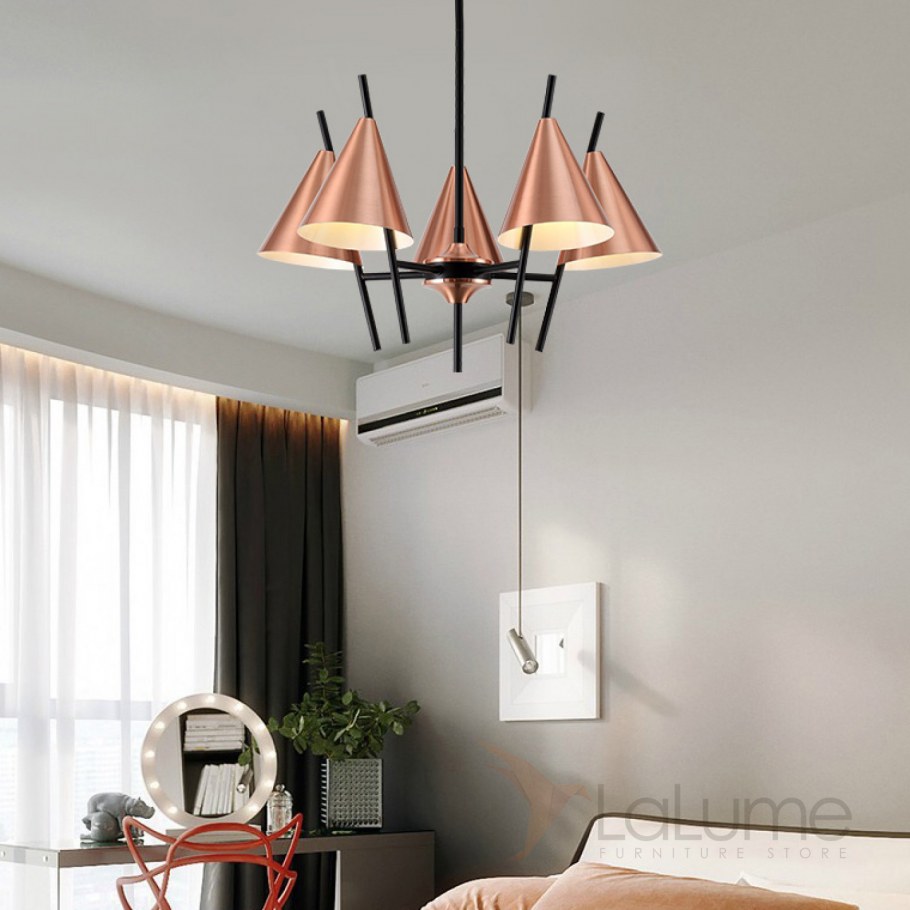 Подвесные светильники в комнате