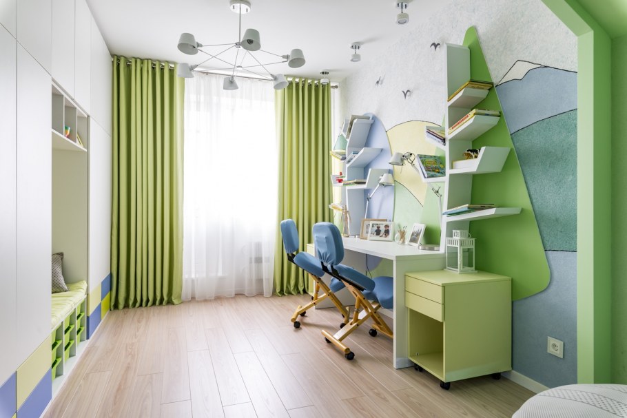 Кровать подиум в детской