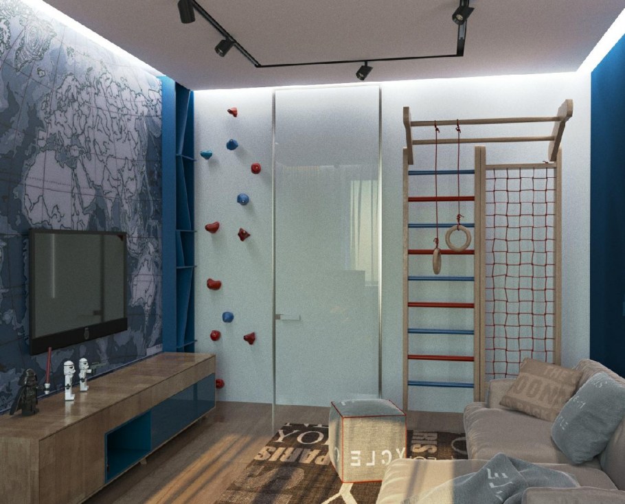 Детская комната с эркером