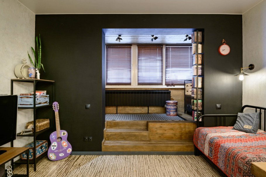 Комната для мальчика 12 лет в морском стиле лофт