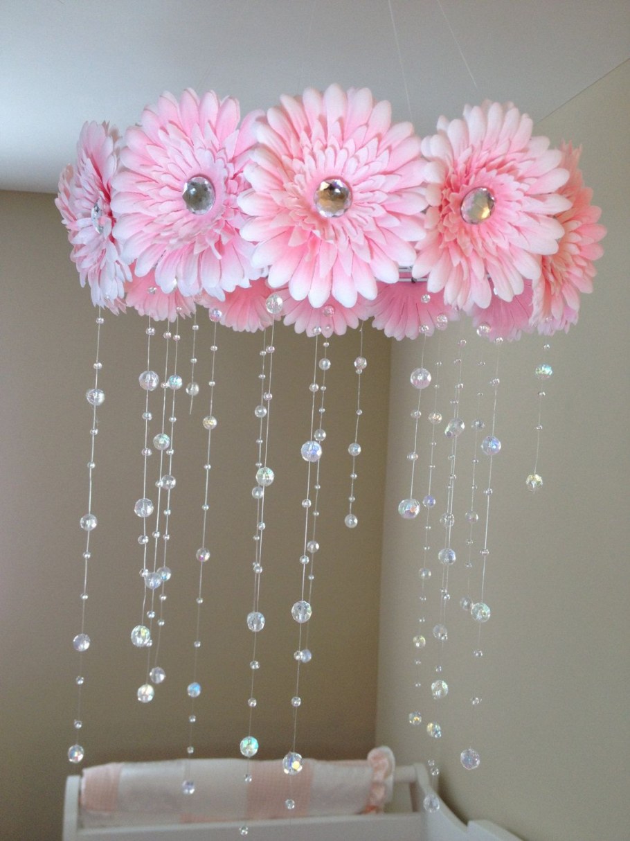 Цветочный мобиль