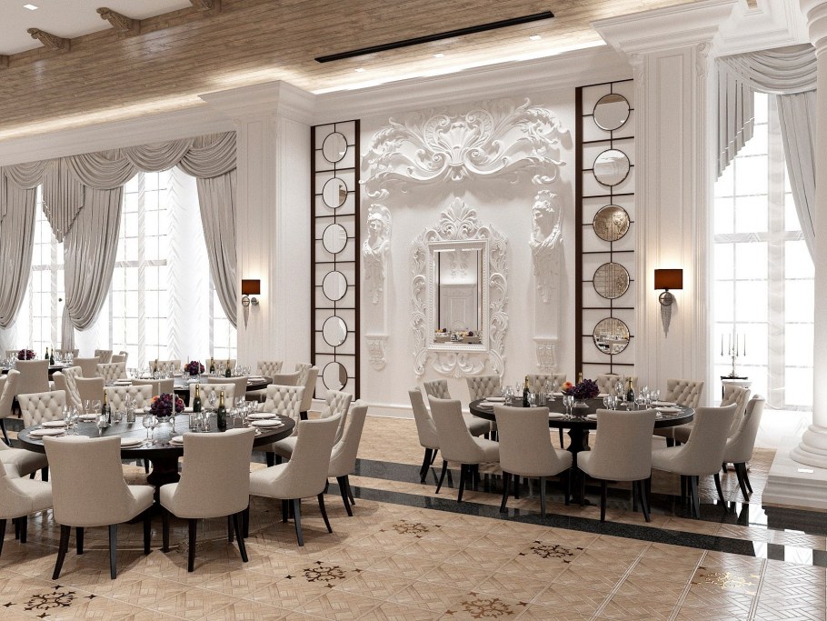 Банкетный зал интерьер